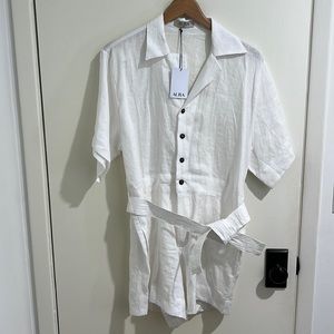 Ladies Aura Linen Romper